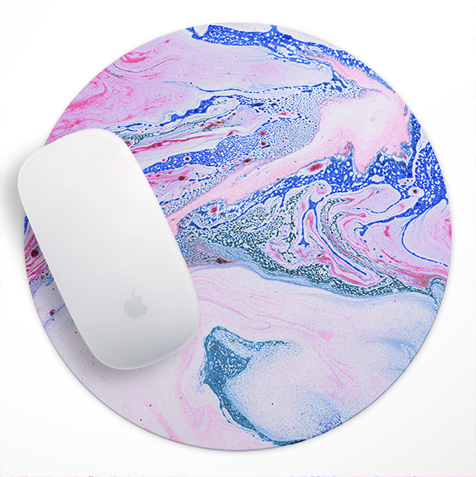 mouse pad pink and blue